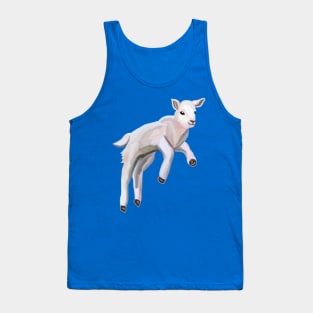 Cute Galloping Baby Spring Lamb Tank Top